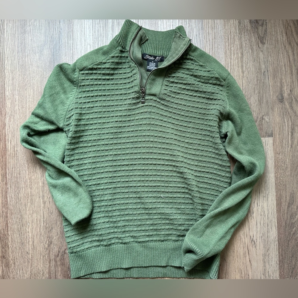 Old Money Green Sweater